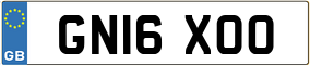Truck License Plate